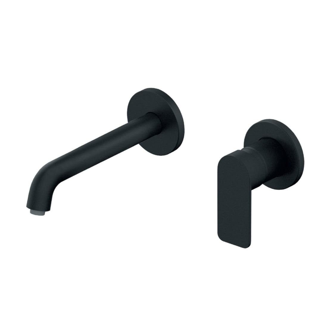 Rosan S2 Black 170 Matt Black uzidna baterija (slavina) za lavabo sa ugradnom jedinicom 231402B