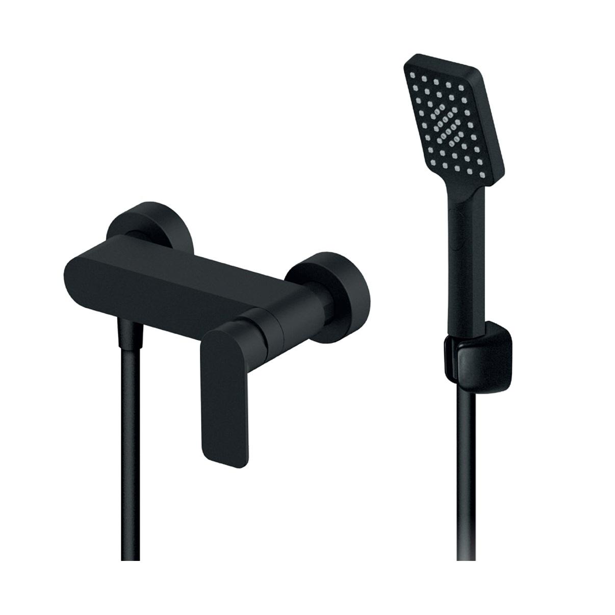 Rosan S2 Black Matt Black baterija (slavina) za ručni tuš 237101B