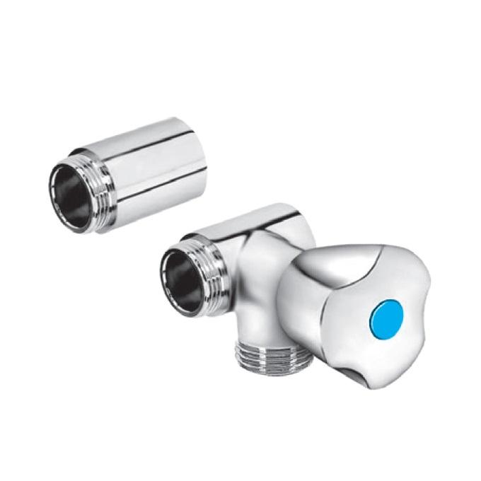 Rosan Sanitary Chrome priključno-prolazni ventil sa priključkom 3/4" za baterije AK56134