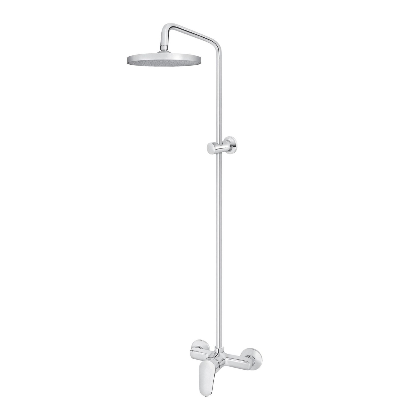 Rosan Smart 200 Chrome tuš sistem usponski sa okruglim nadglavnim tušem JA371252