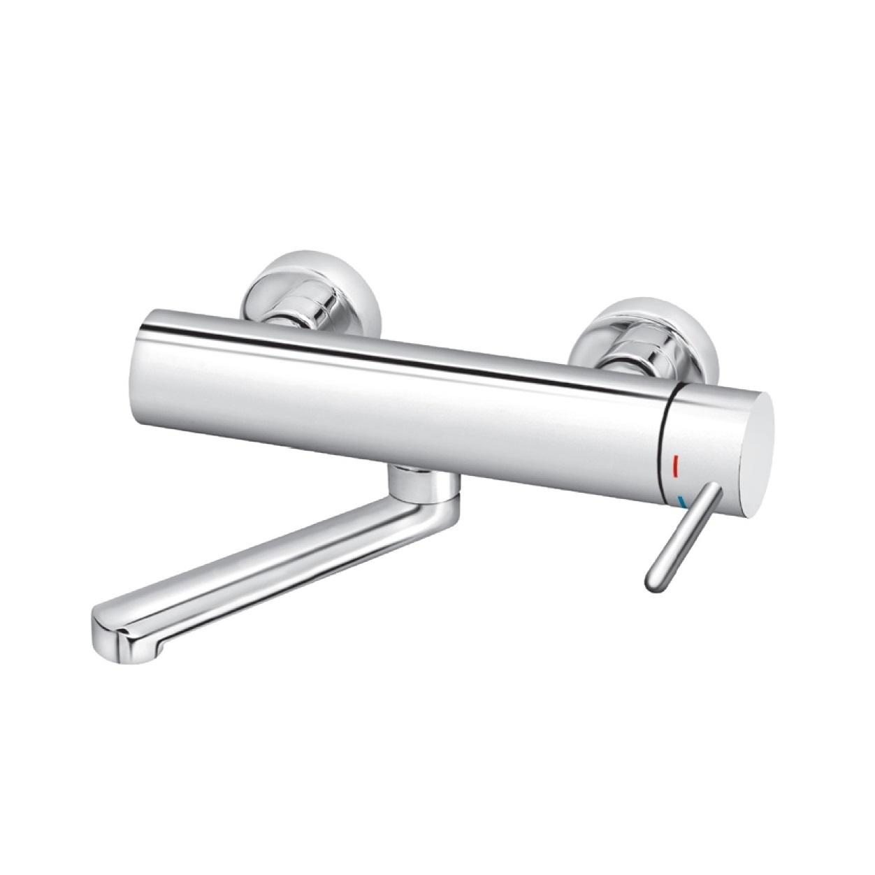 Rosan Zerro 150 Chrome baterija (slavina) za umivaonik/sudoperu zidna JZ32115