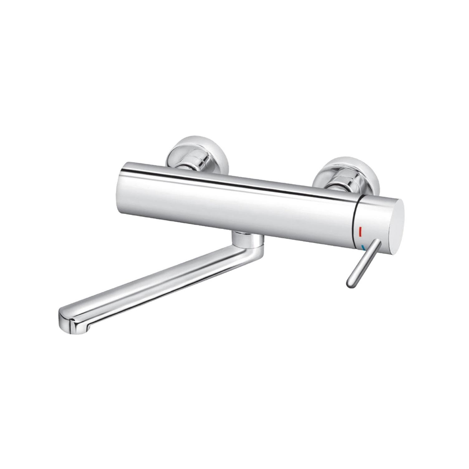 Rosan Zerro 266 Chrome baterija (slavina) zidna za umivaonik/lavabo JZ32120