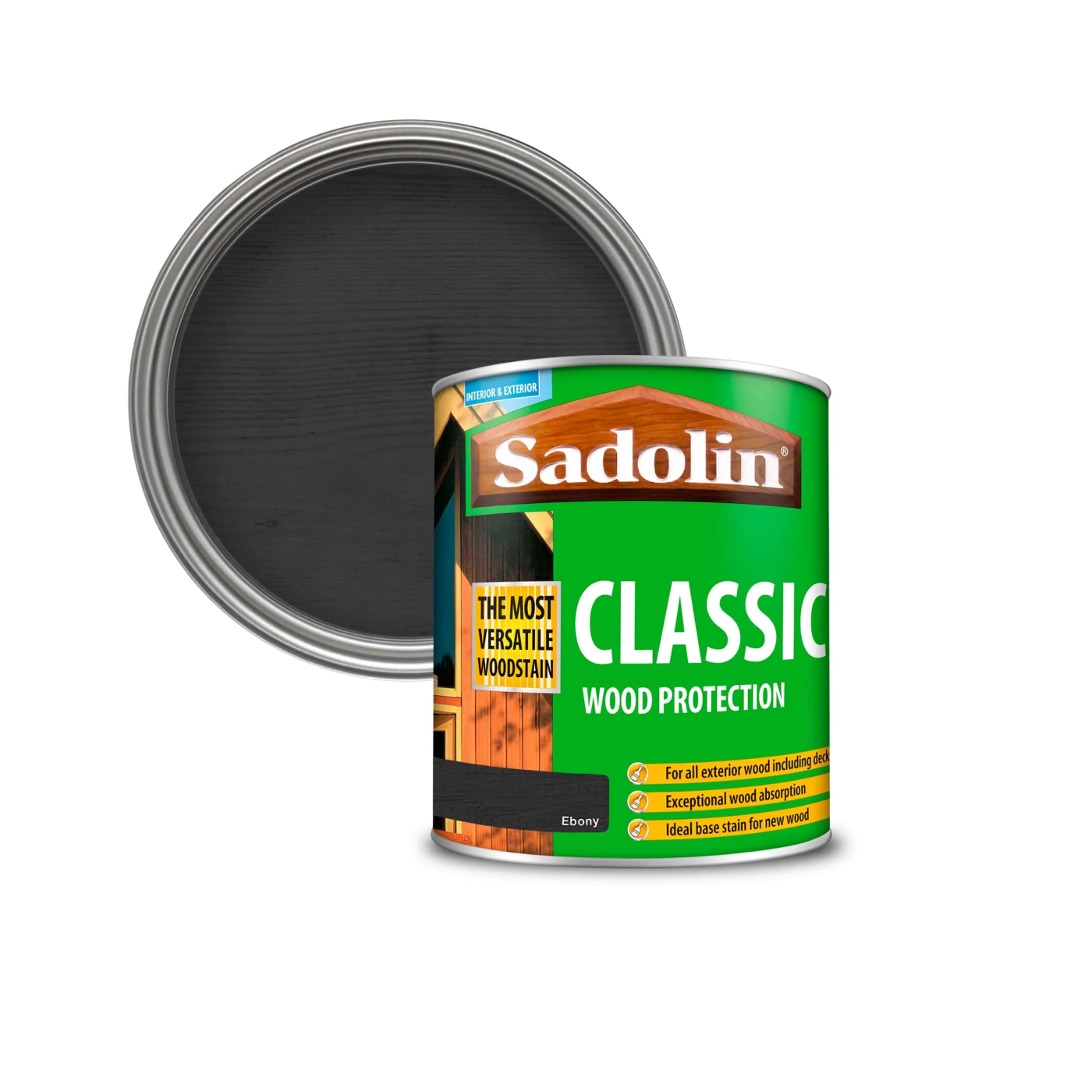 Sadolin Classic Ebony 0,75L osnovni lazurni premaz za drvo za spolja i unutra tankoslojni (0,06-0,13L/m<sup>2</sup>)