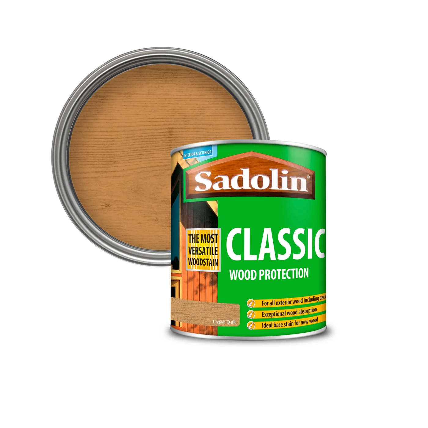 Sadolin Classic Light Oak 0,75L osnovni lazurni premaz za drvo za spolja i unutra tankoslojni (0,06-0,13L/m<sup>2</sup>)