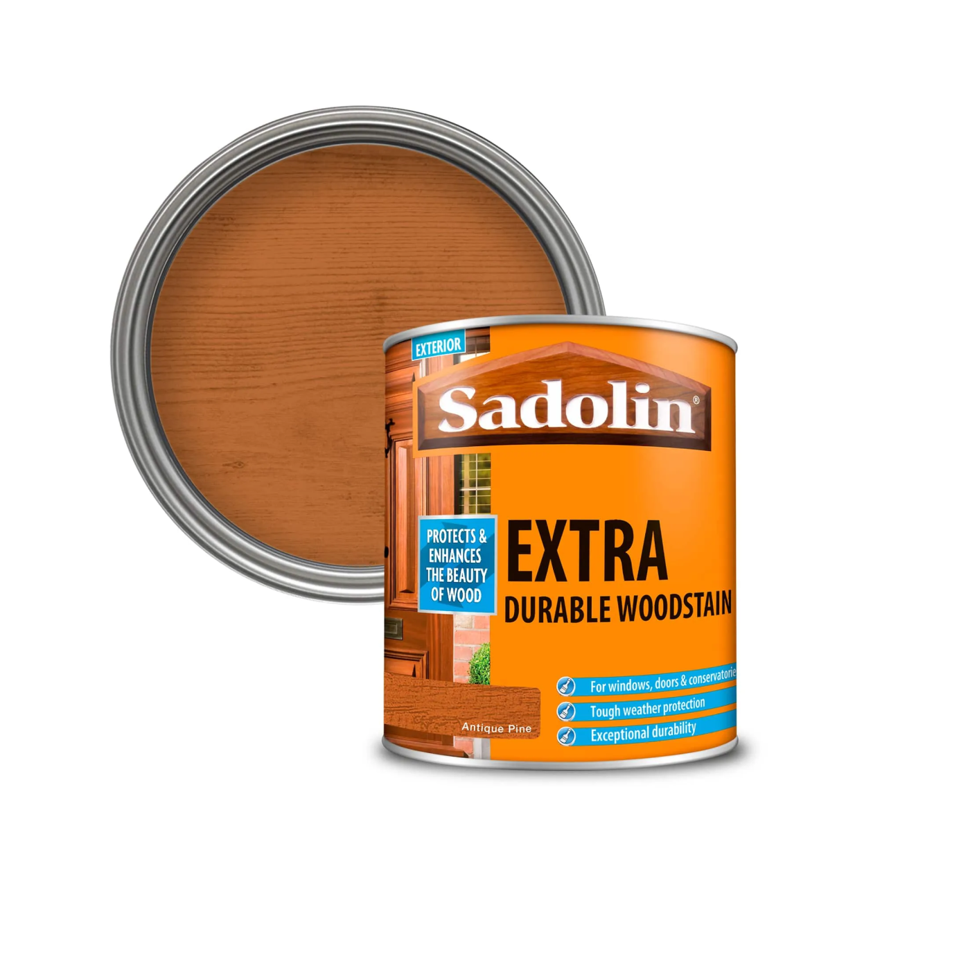 Sadolin Extra Antique Pine 0,75L posebni lazurni premaz za drvo za spolja debeloslojni (0,07-0,17L/m<sup>2</sup>)