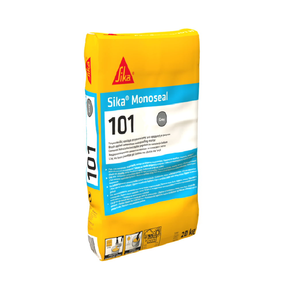 Sika<sup>®</sup> MonoSeal-101 20kg hidroizolacioni cementni malter jednokomponentni sivi (1,5kg/m<sup>2</sup>/mm)