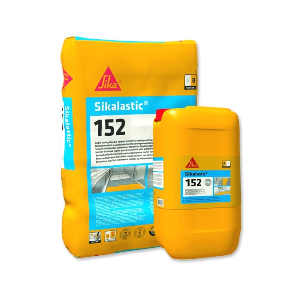 Sikalastic<sup>®</sup>-152 2K 26,4kg hidroizolacioni cementni malter dvokomponentni fleksibilni sivi za rezervoare vode (1,8kg/m<sup>2</sup>/mm)