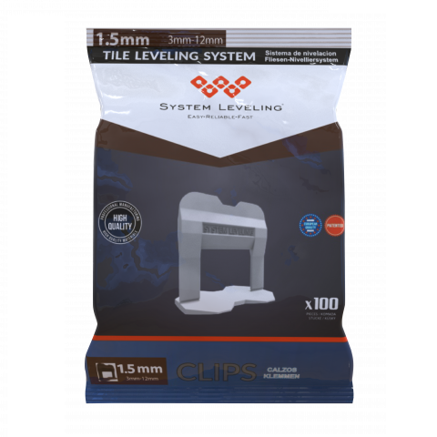 System Leveling spone (nivelatori) 1,5mm za postavljanje pločica standardne debljine 100kom/pak.