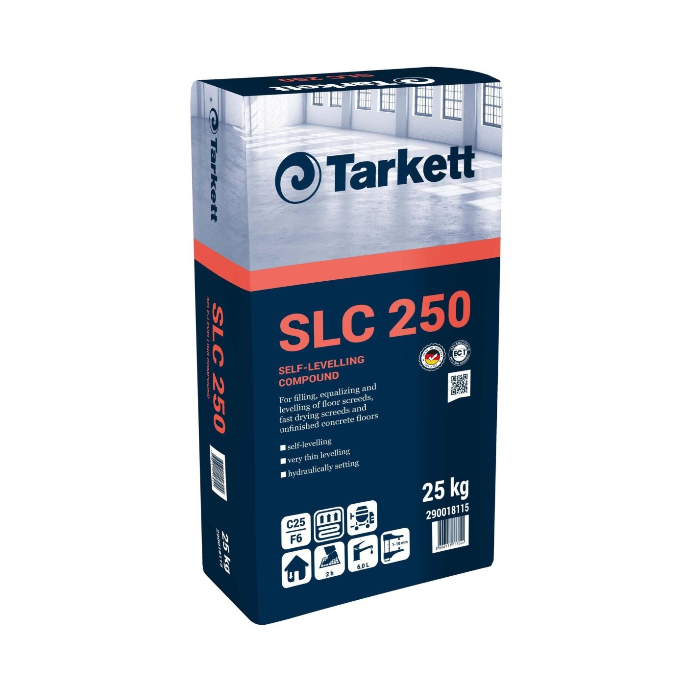 Tarkett SLC 250 25kg univerzalna samonivelišuća masa C25-F6 za debljine 1 - 10mm (1,5kg/m<sup>2</sup>/mm) 290018115