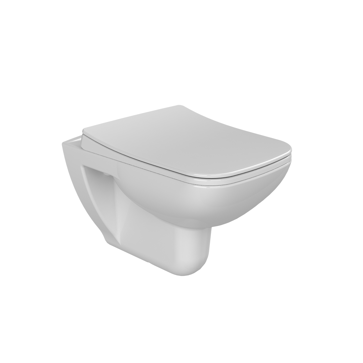 Turkuaz CeraStyle Duru White WC šolja konzolna 36,5x51,5x36,5 sa ispiračem 18500