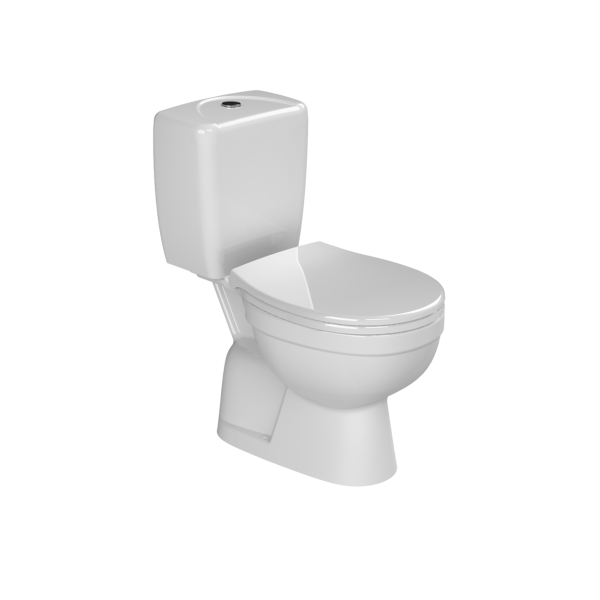 Turkuaz CeraStyle Lila White monoblok sa odvodom u zid (baltik) sa ispiračem 37x68x75,5 28300P