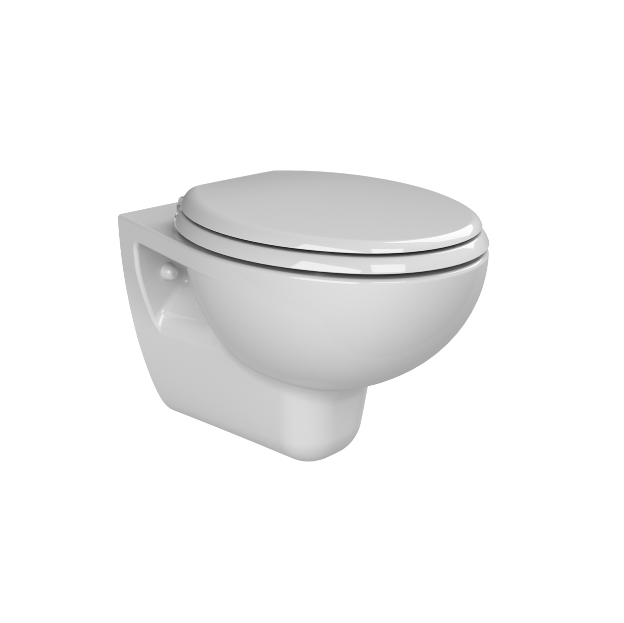 Turkuaz CeraStyle Lila White WC šolja konzolna 37,2x51,7x35,5 sa vidljivim kačenjem 18400W