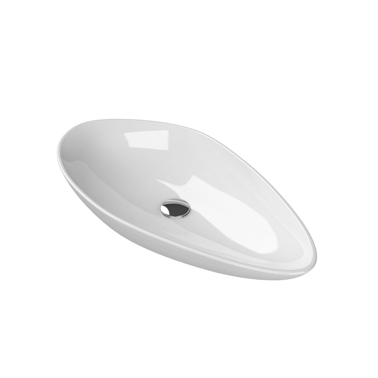 Turkuaz CeraStyle Olive White umivaonik (lavabo) 74x38x14,5 nadgradni 71300