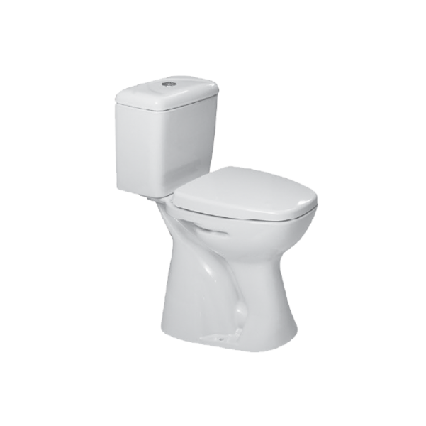 Turkuaz CeraStyle White monoblok za osobe sa invaliditetom sa odvodom u pod (simplon) 36,5x69,5x81,3 18100W