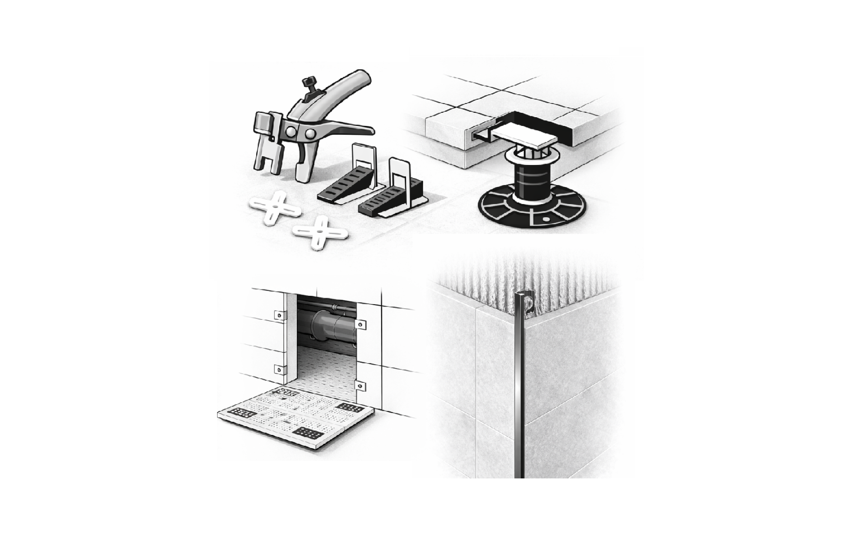 Lajsne, profili i ugradni sistemi za obloge