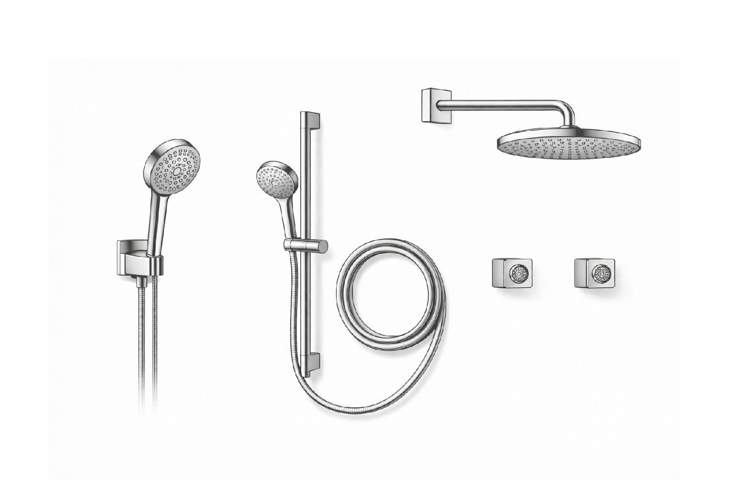 Ručni, nadglavni i bočni tuševi i oprema