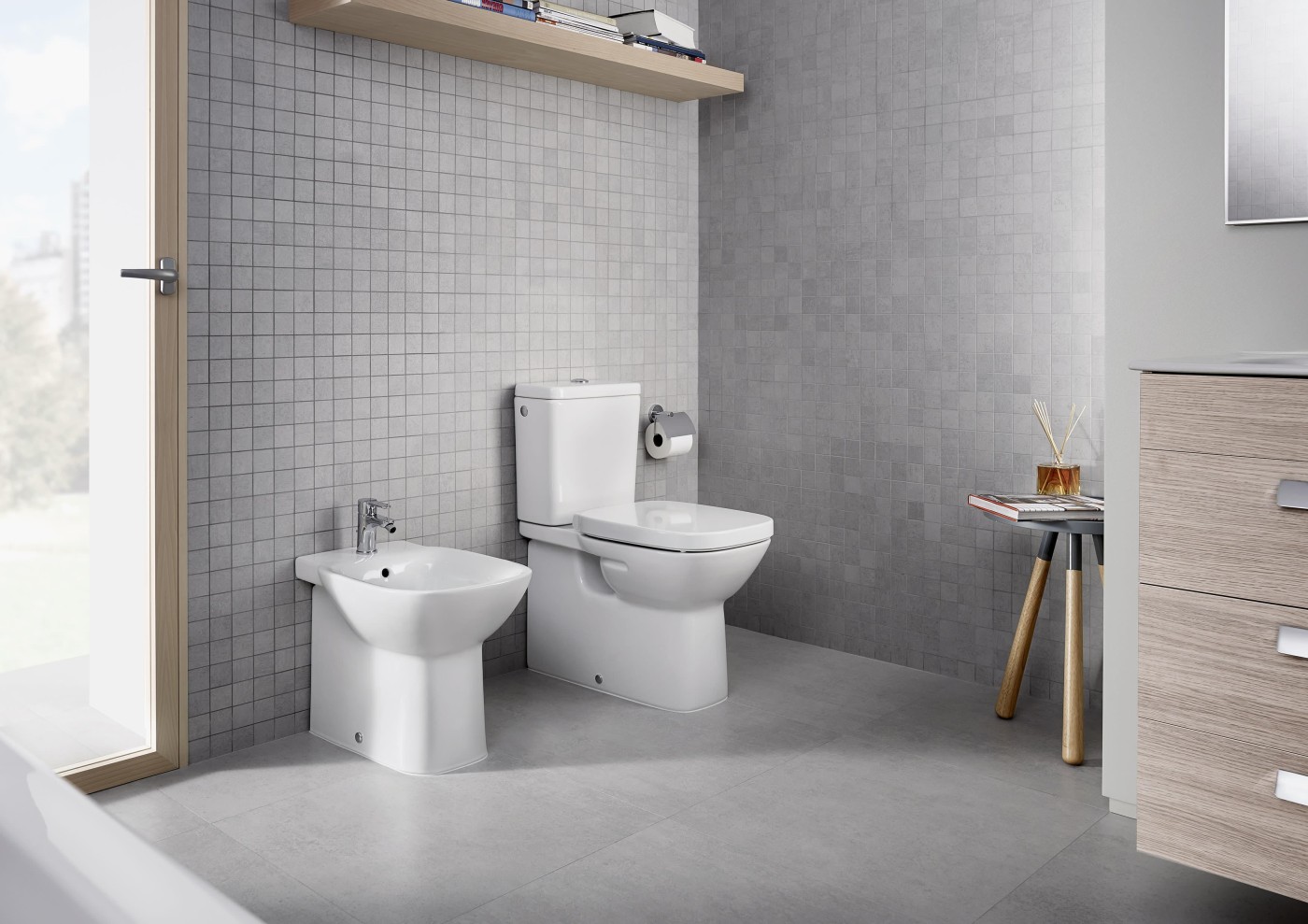 Roca Debba Soft Close White daska za WC šolju sa šarkama od nerđajućeg čelika A8019D2004