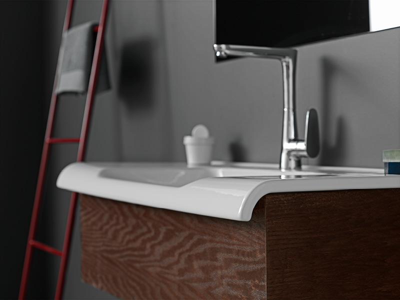 Turkuaz CeraStyle Anova White umivaonik (lavabo) 80x49,5x2 konzolni sa rupom za bateriju i prelivom 90700U