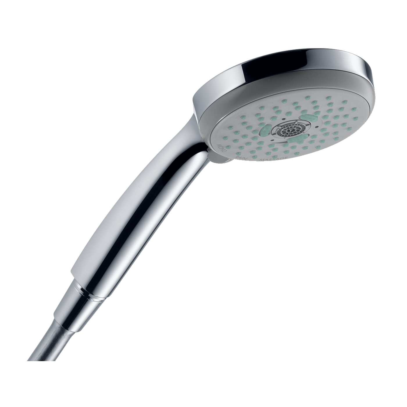 Hansgrohe Croma 100 Chrome tuš set: ručni tuš sa 3 mlaza, držač za ručni tuš, Isiflex 1600 crevo za ručni tuš 27595000