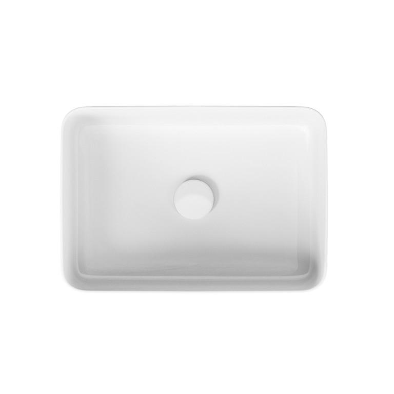 Cersanit Crea 50 White umivaonik (lavabo) 49,5x34,5x13,5 nadgradni četvrtasti K114-001