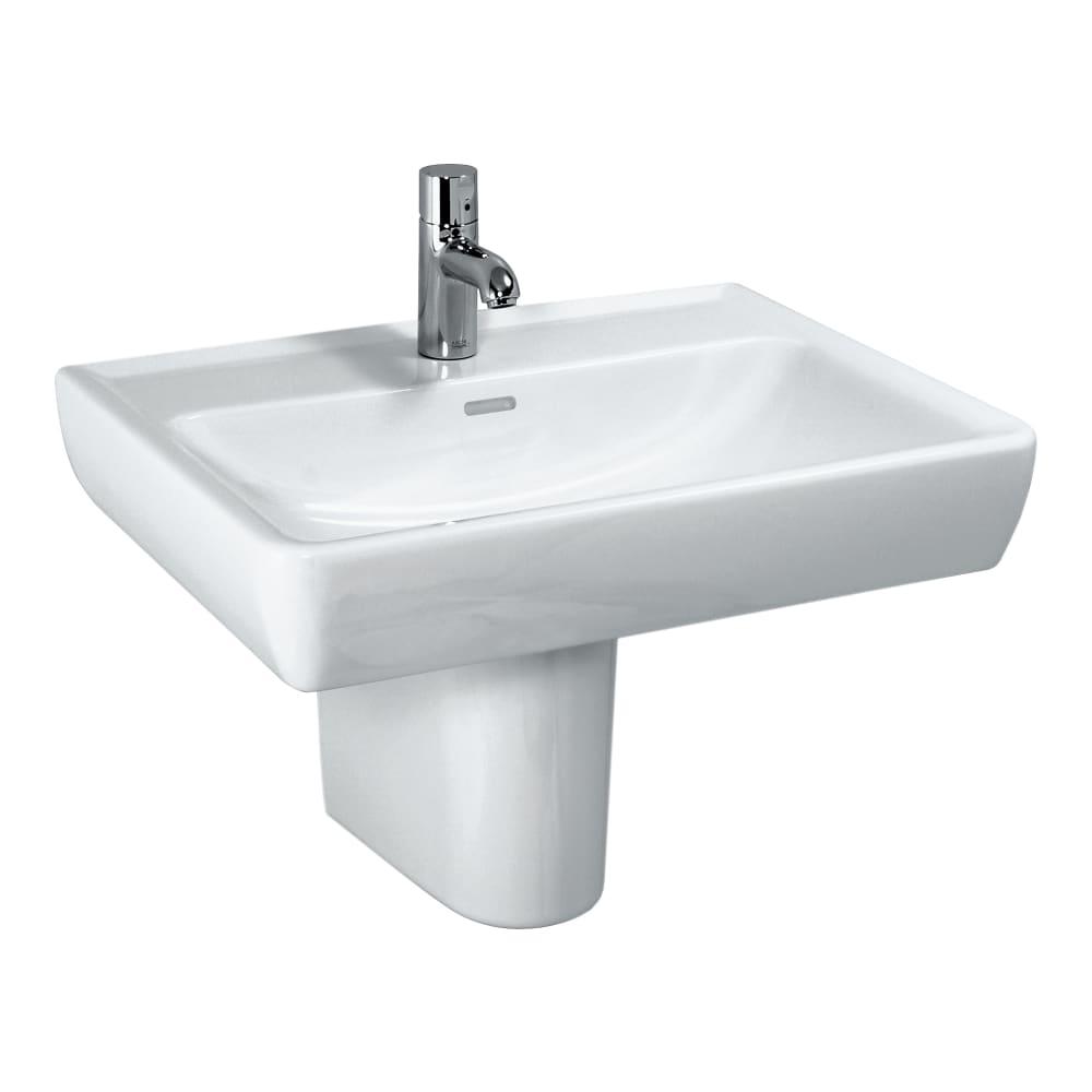 Laufen Pro A White umivaonik (lavabo) 55X47 konzolni pravougaoni sa prelivom 8.1895.1.000.104.1