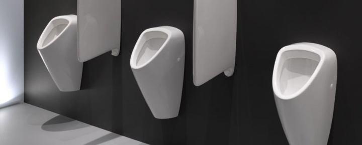 Laufen Caprino Plus Rimless White pisoar sa skrivenim dovodom i skrivenim odvodom (horizontalni ulaz i horizontalni/vertikalni izlaz) 32x35x64,5 sa setom za kačenje 8.4106.1.000.000.1