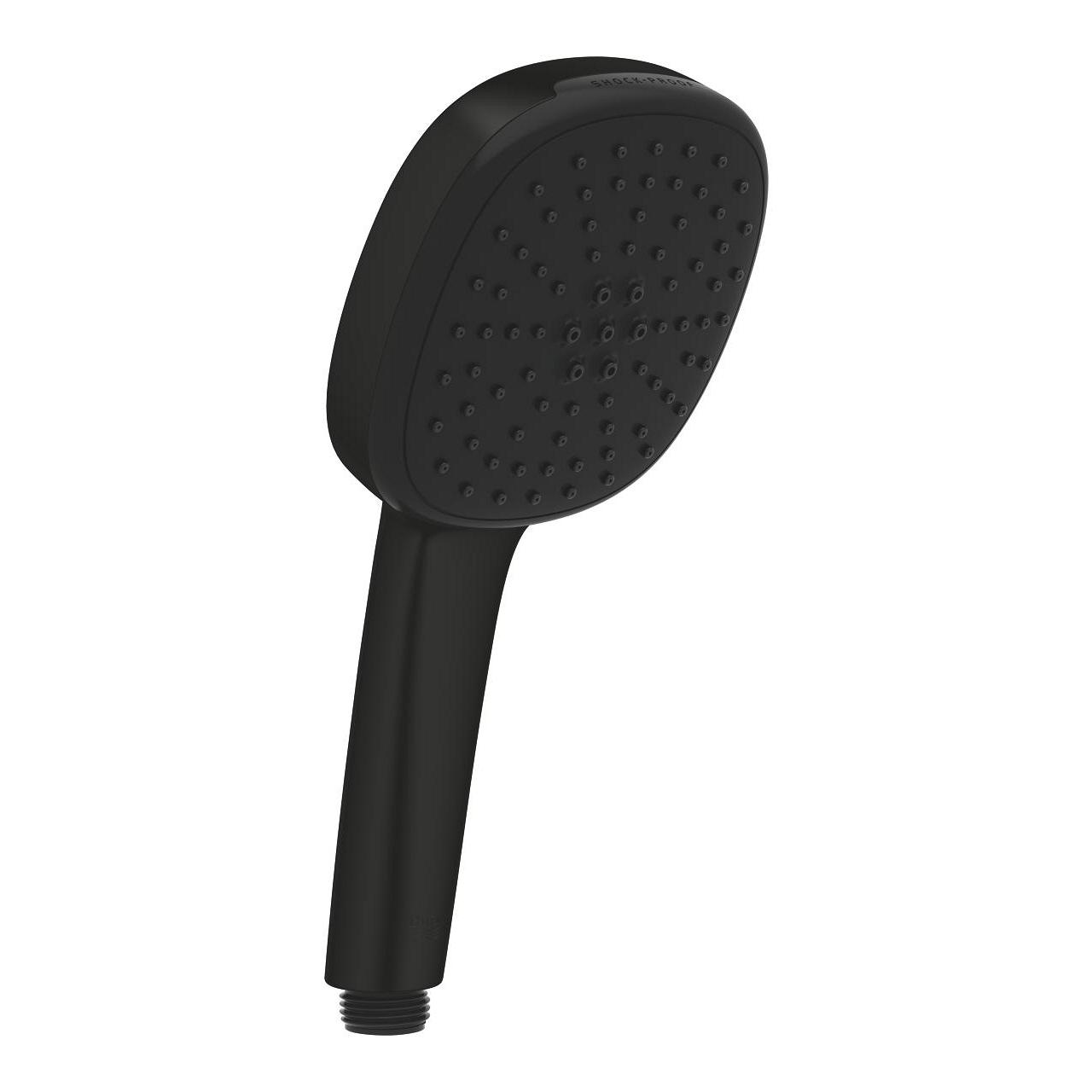  Grohe Tempesta 110 Cube Matt Black Set ručni tuš sa 2 mlaza četvrtasti, usponska šipka, klizni držač i Silverflex 1750 crevo 267482433