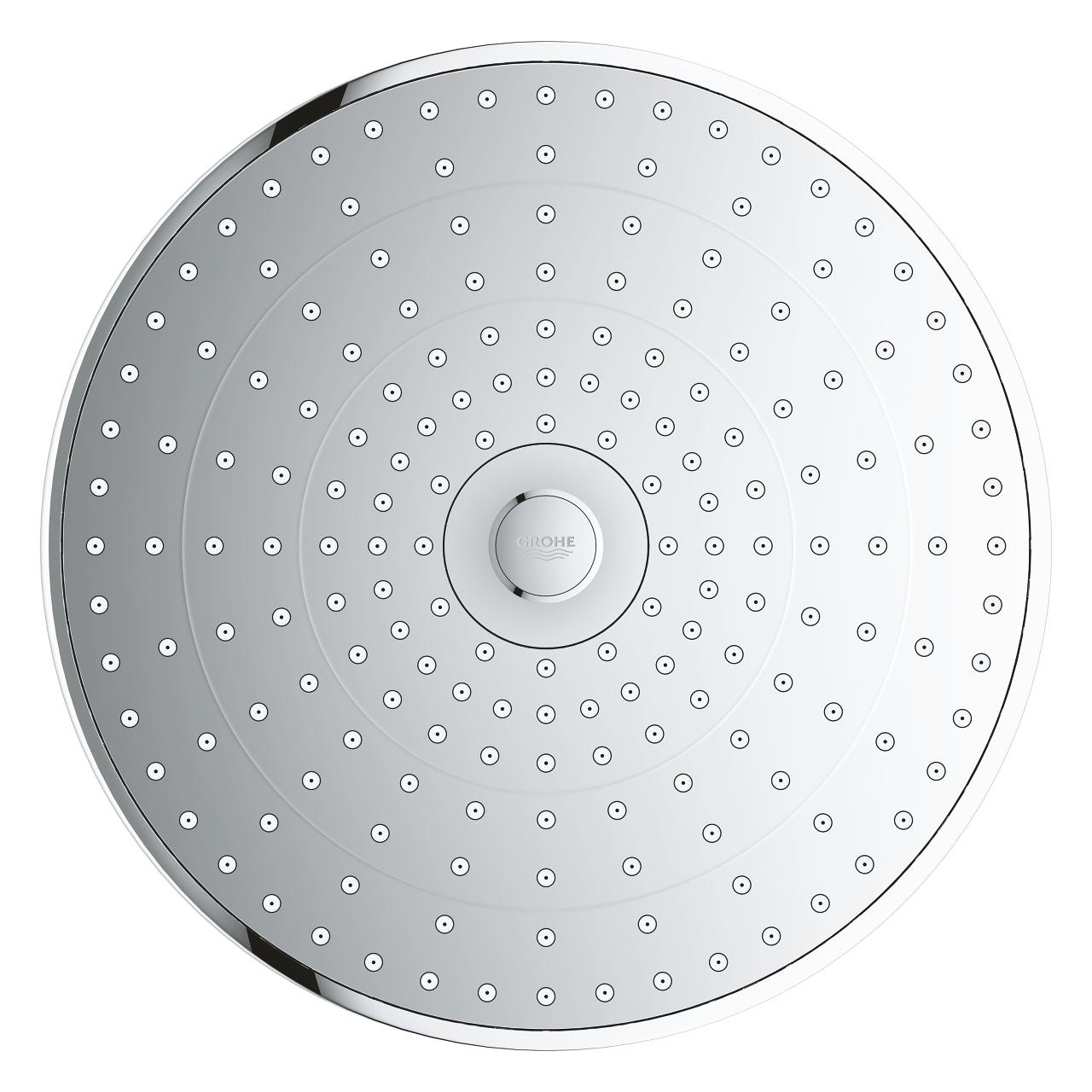 Grohe Euphoria 260 Chrome nadglavni tuš okrugli sa 3 mlaza i držačem nadglavnog tuša zidnim od 380mm 26459000