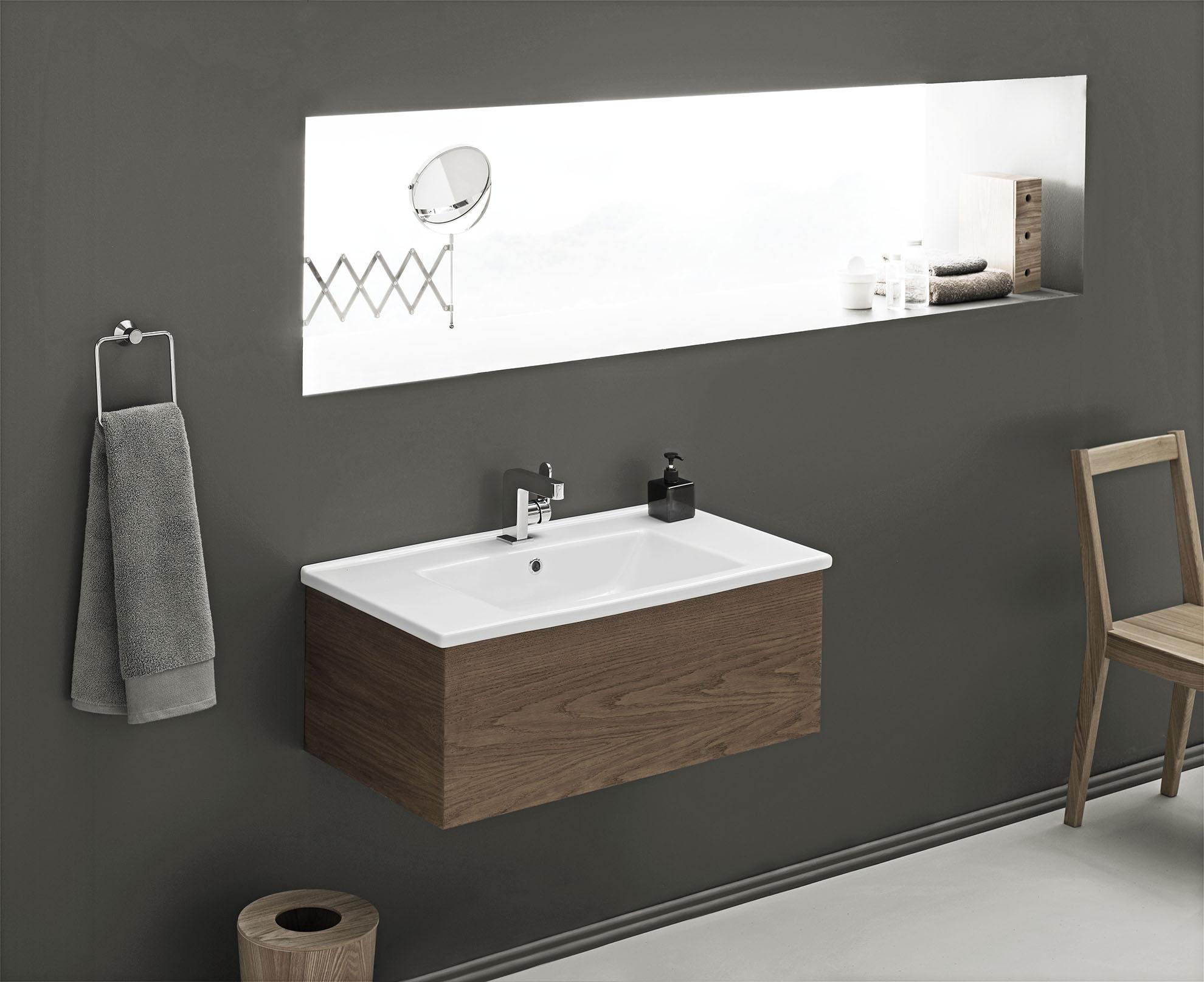 Turkuaz CeraStyle Arte White umivaonik (lavabo) 55x36,5x2 konzolni sa rupom za bateriju i prelivom 67200U