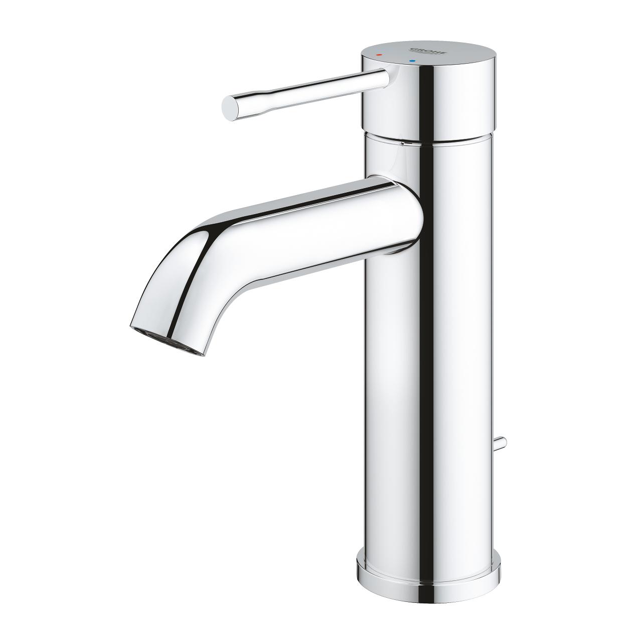 Grohe Essence 100 Chrome baterija (slavina) za umivaonik sa odlivnim ventilom sifona pop-up 24171001