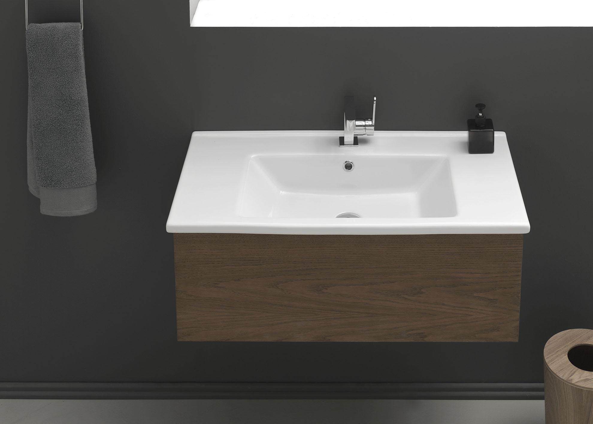 Turkuaz CeraStyle Arte White umivaonik (lavabo) 55x36,5x2 konzolni sa rupom za bateriju i prelivom 67200U