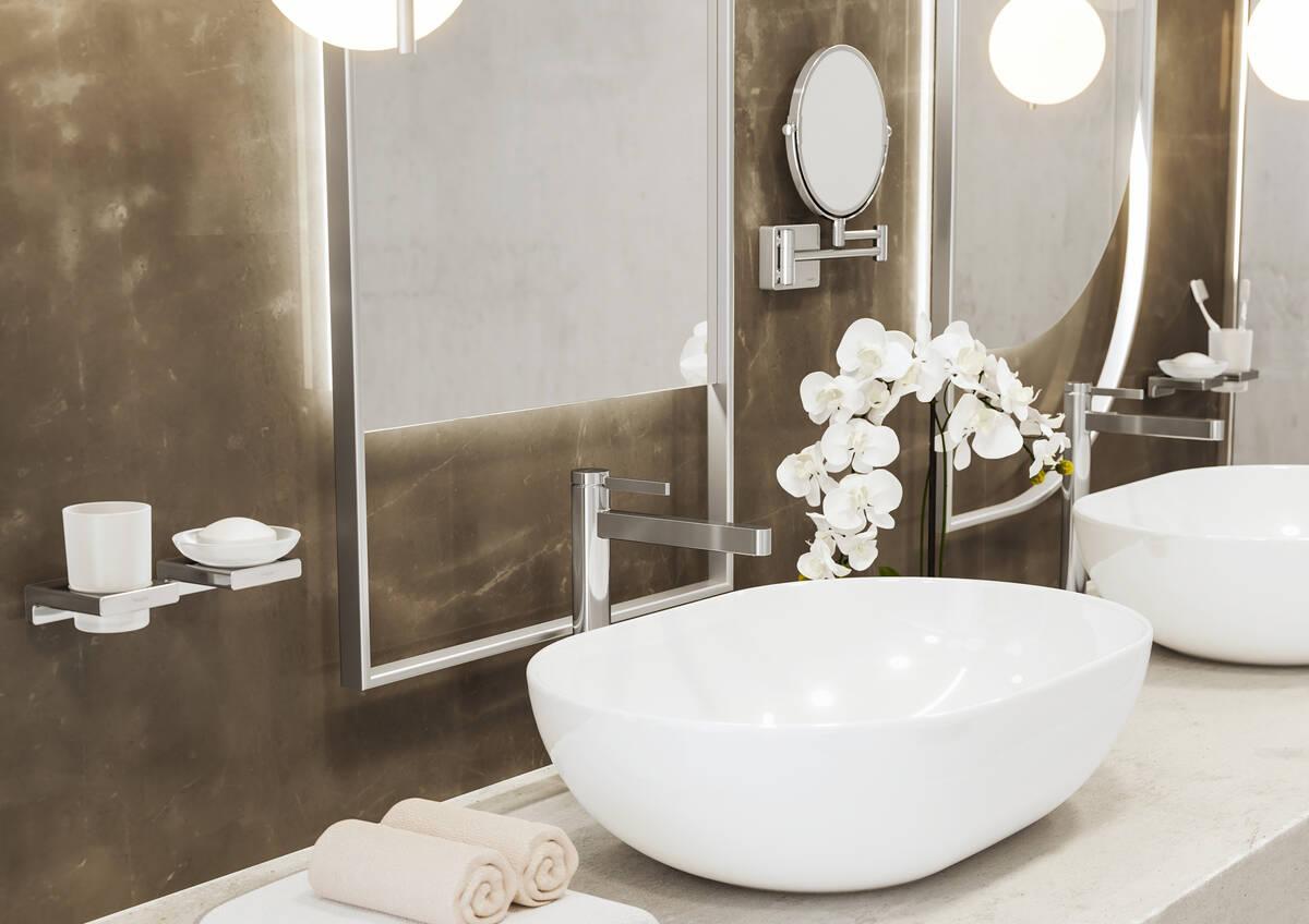 Hansgrohe AddStoris Chrome kozmetičko ogledalo 41791000