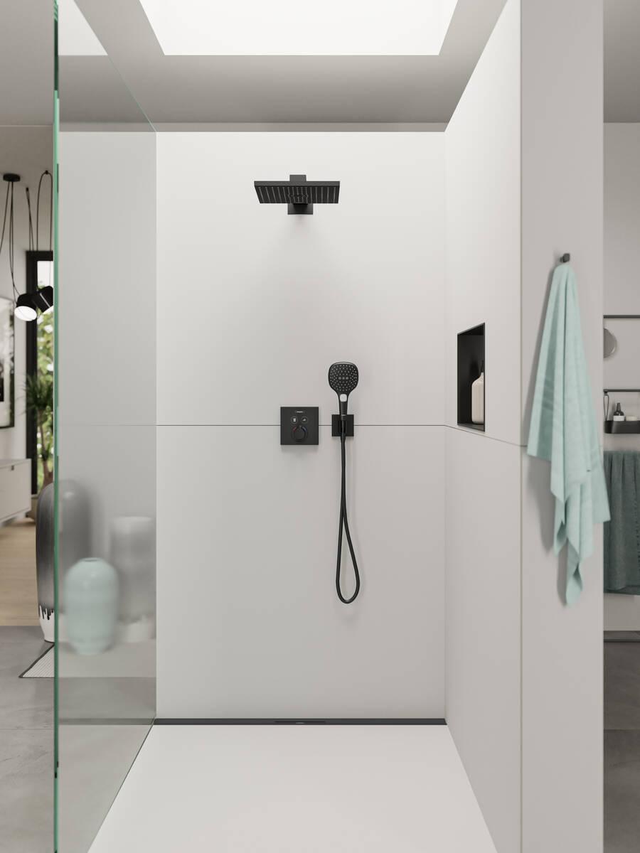 Hansgrohe Raindance Select E  120 Matt Black ručni tuš sa 3 vrste mlaza 26520670