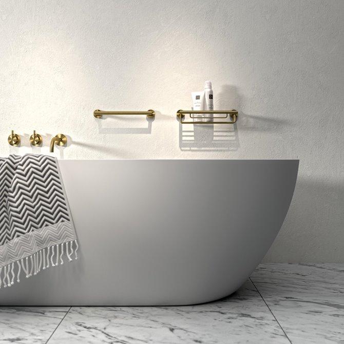 Geesa Nemox Brushed Gold korpa za tuš kabinu  916514-07-30