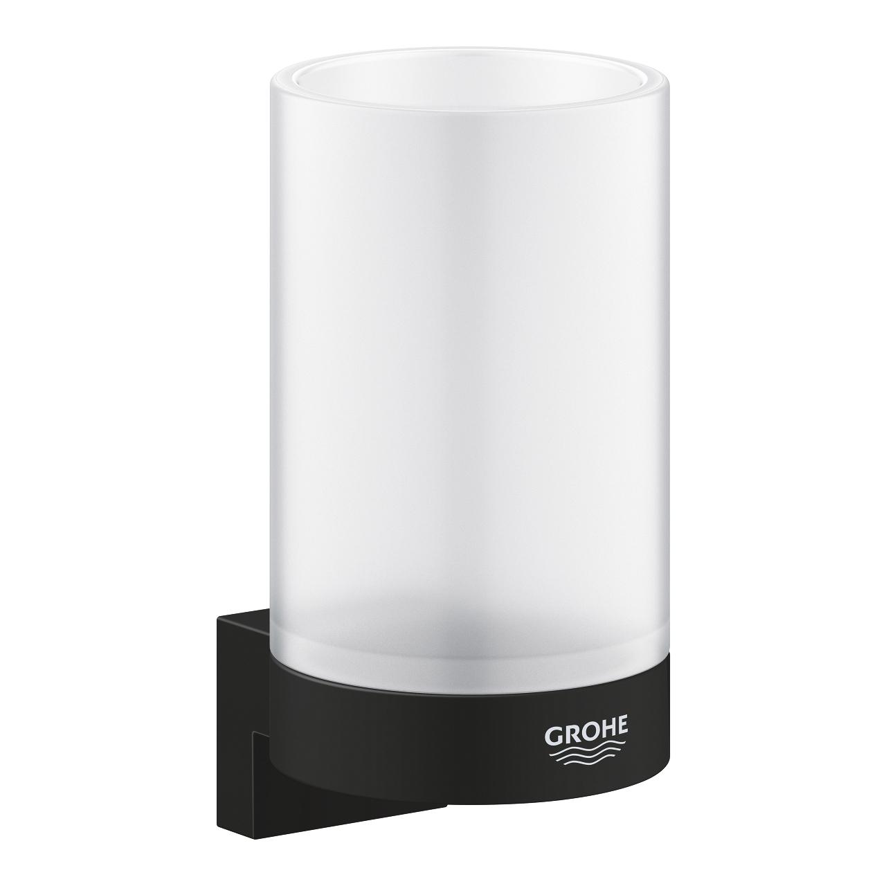 Grohe Selection Phantom Black univerzalni konzolni držač dozera za sapun/čaše 41217KF0