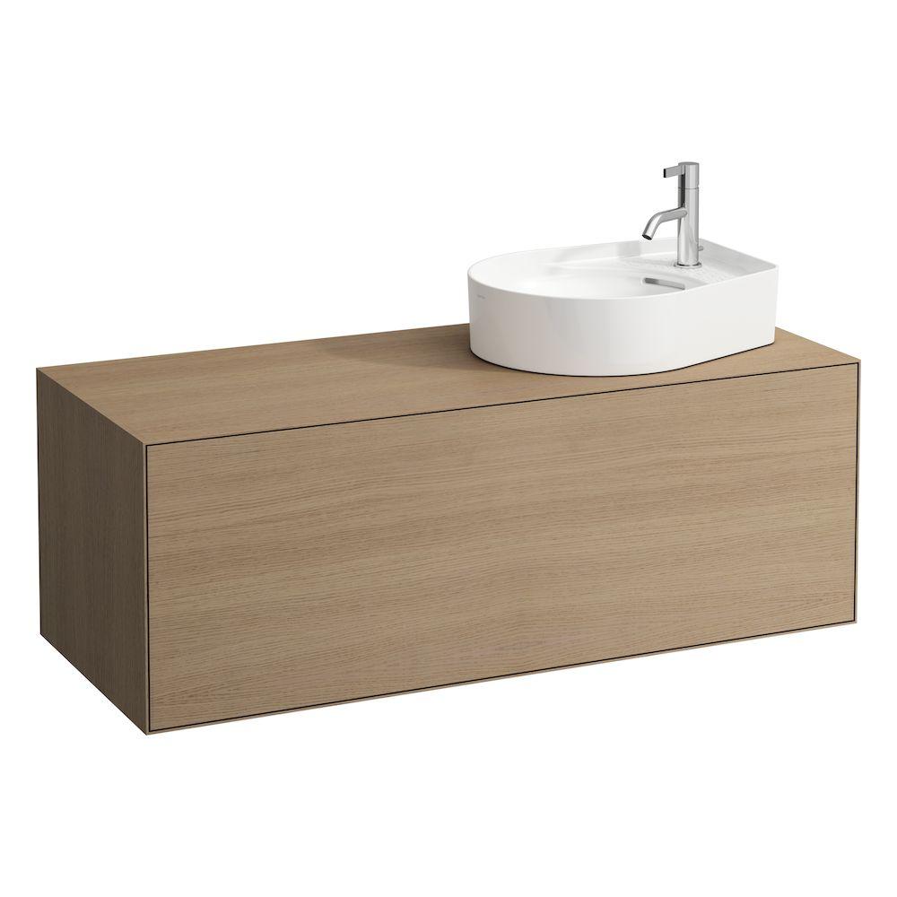 Laufen Val White umivaonik (lavabo) 50x40x12,5 nadgradni sa rupom za bateriju i prelivom 8.1228.1.000.104.1