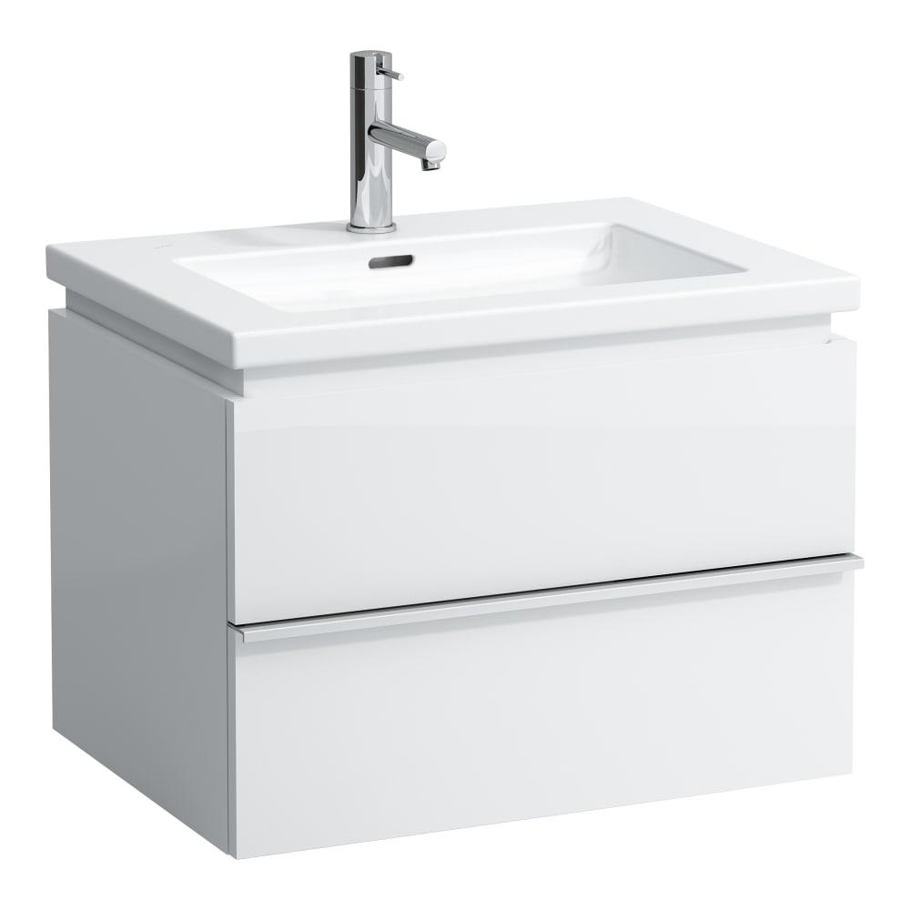 Laufen Living White umivaonik (lavabo) 65x48x11 konzolni i nadgradni sa rupom za bateriju i prelivom 8.1643.1.000.104.1