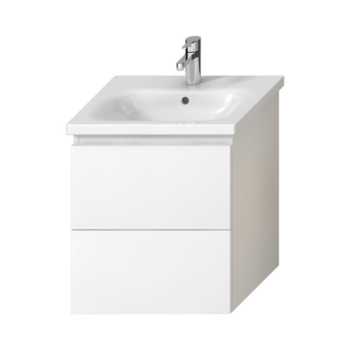 Jika Mio N White umivaonik (lavabo) 55x45x0,35 konzolni sa rupom za bateriju i prelivom 8.1271.2.000.104.1 