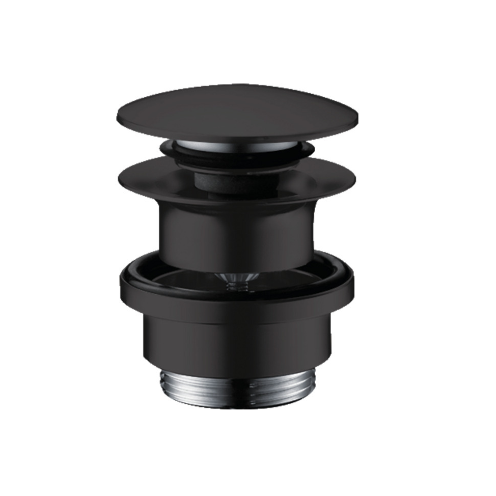 Hansgrohe Metropol 260 Matt Black Air Power EcoSmart baterija (slavina) za umivaonik sa odlivnim ventilom sifona push-open metalnim 32512670