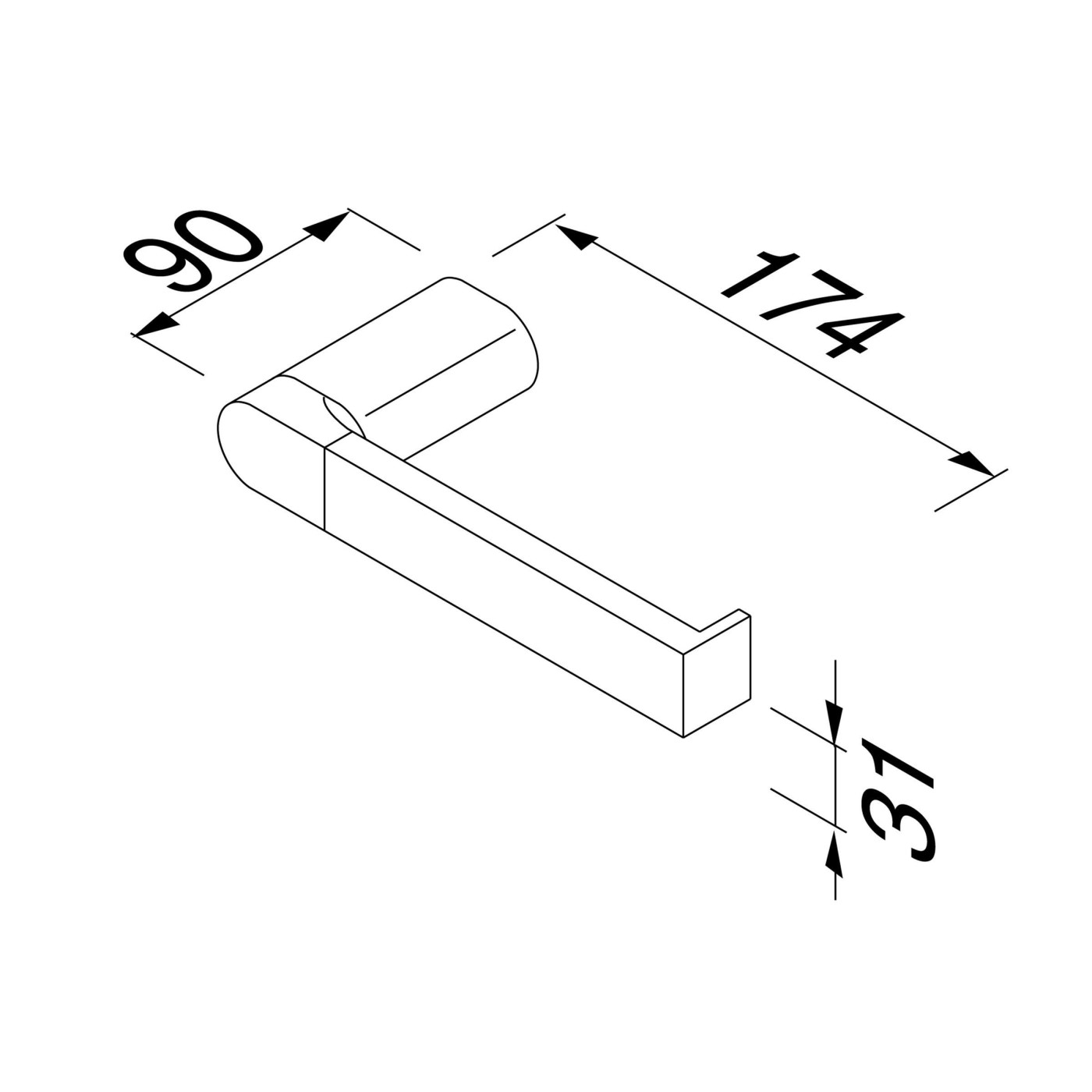 Geesa Wynk Chrome držač toalet papira 914509-02