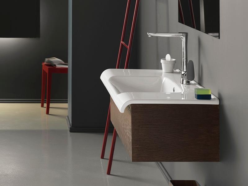 Turkuaz CeraStyle Anova White umivaonik (lavabo) 80x49,5x2 konzolni sa rupom za bateriju i prelivom 90700U