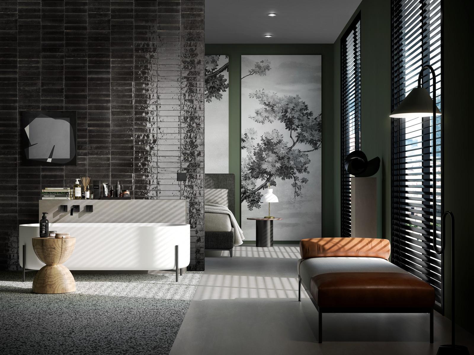 Marazzi Lume Black M6RP 6x24 10mm Lux pločica podno-zidna sjajna 0.52 49.25