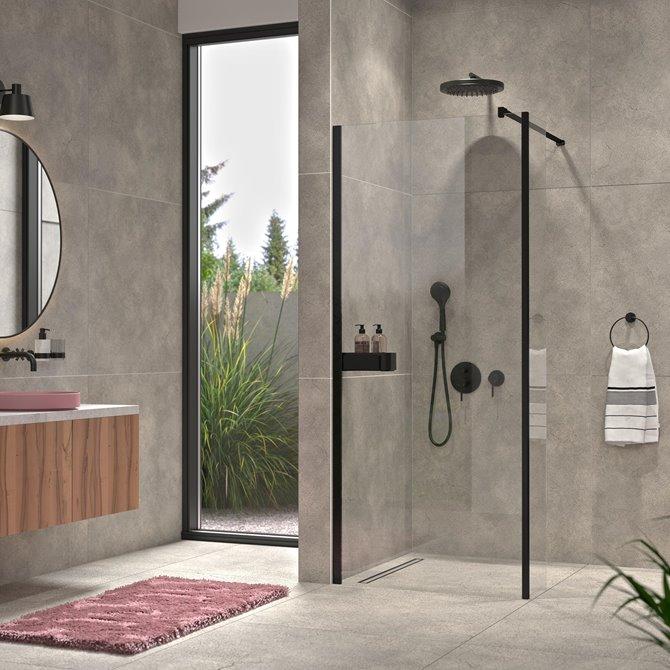 Geesa Nemox Black držač čaše i čaša  916502-06