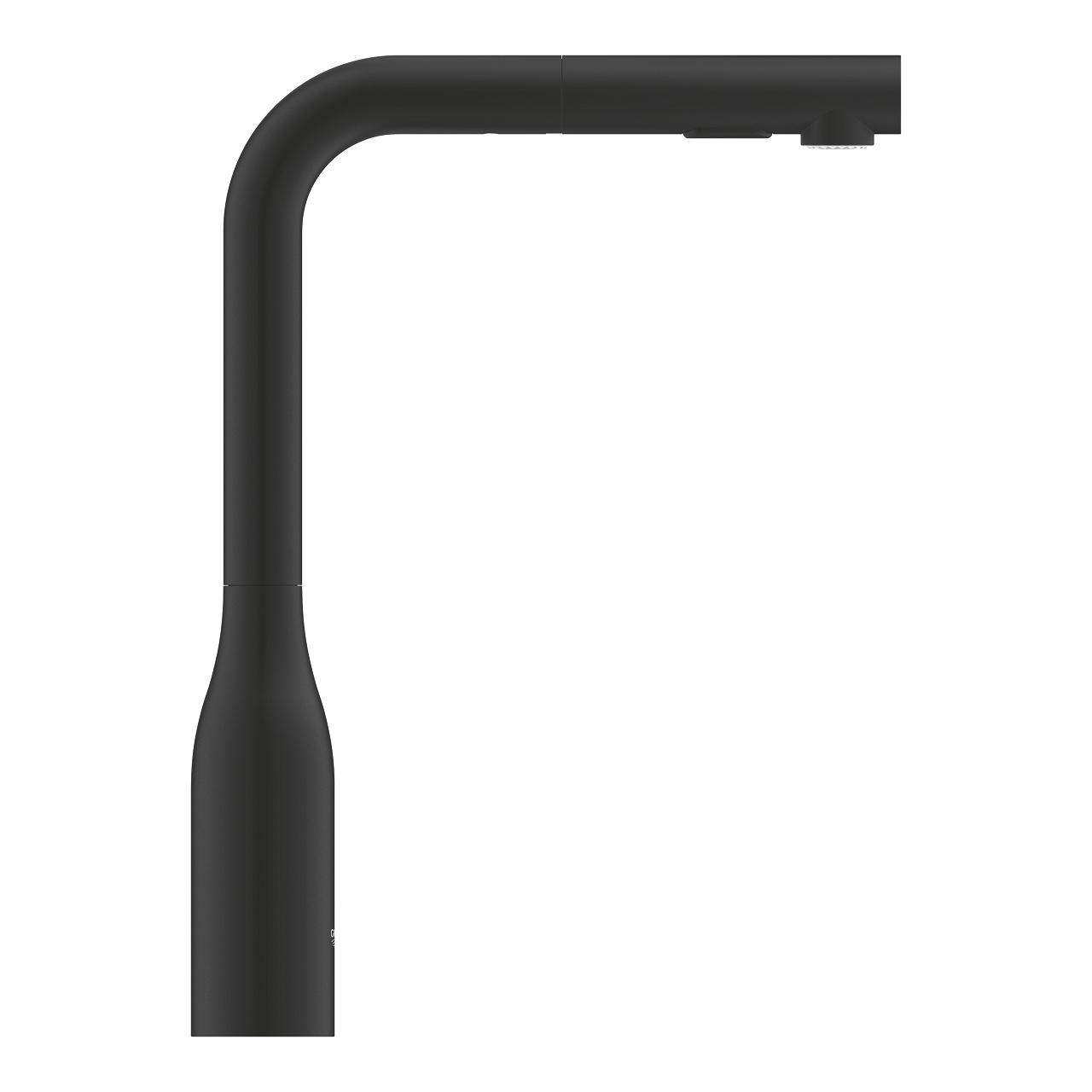 Grohe Essence 315 Phantom Black jednoručna baterija (slavina) za sudoperu sa izvlačnim tušem 30504KF0