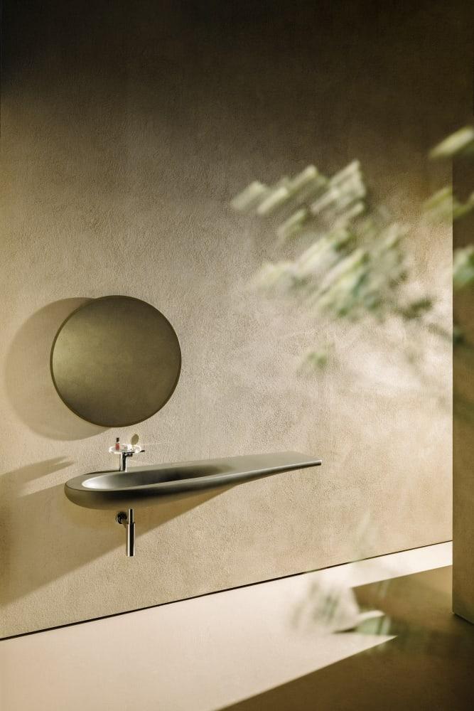 Laufen Il Bagno Alessi White LCC umivaonik (lavabo) 120x50x16,5 konzolni sa rupom za bateriju, prelivom, desnim zaravnjenjem i keramičkim poklopcem odlivnog ventila 8.1497.3.400.104.1