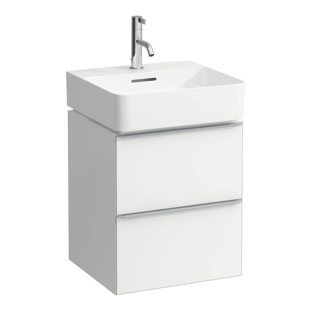 Laufen Val White umivaonik (lavabo) 45x42x15,5 konzolni sa rupom za bateriju i prelivom 8.1528.1.000.104.1