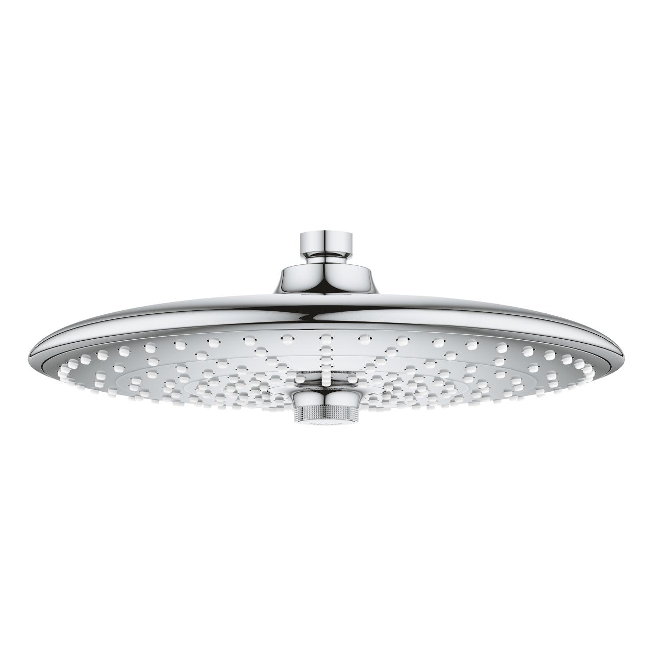 Grohe Euphoria 260 Chrome nadglavni tuš okrugli sa 3 mlaza i držačem nadglavnog tuša zidnim od 380mm 26459000