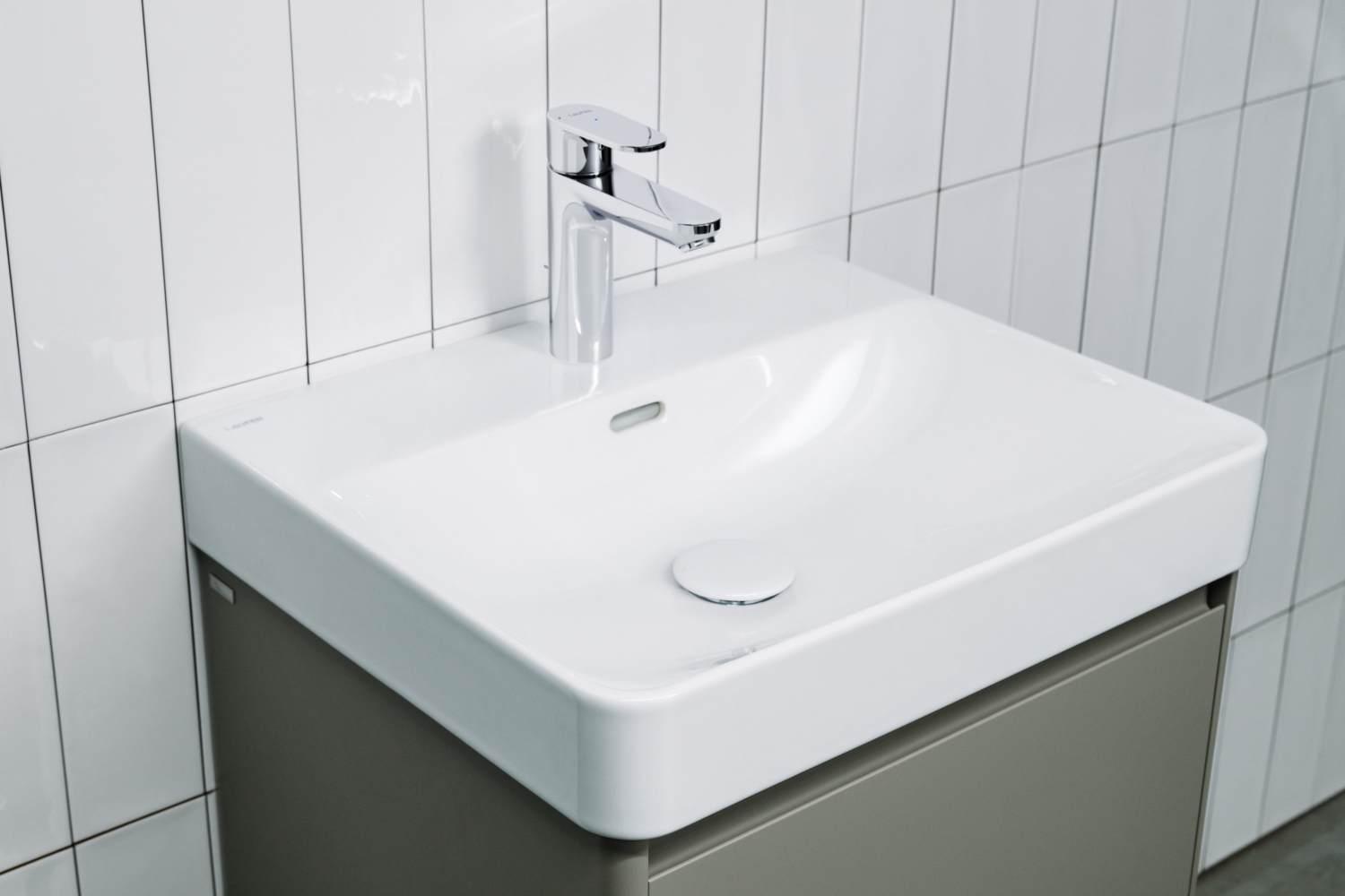 Laufen Pro X White umivaonik (lavabo) 55x46,5x14 konzolni sa rupom za bateriju i prelivom 8.1086.2.000.104.1