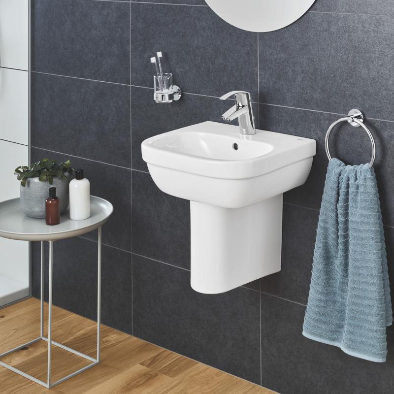 Grohe Euro Ceramic Alpine White umivaonik (lavabo) 45x39,6x16 konzolni sa rupom za bateriju i sa prelivom 39324000