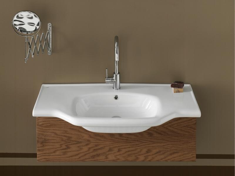 Turkuaz CeraStyle New Classic White umivaonik (lavabo) 55,5x47,5x5,5 konzolni sa rupom za bateriju i prelivom 81100U